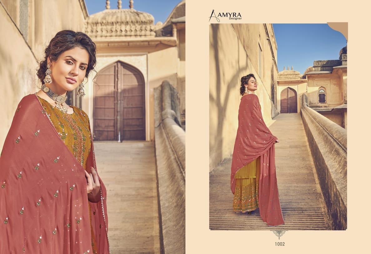 Amyra Mastani Embroidery Festive Wear Salwar Kameez Cataloag