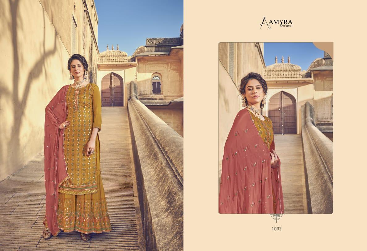 Amyra Mastani Embroidery Festive Wear Salwar Kameez Cataloag