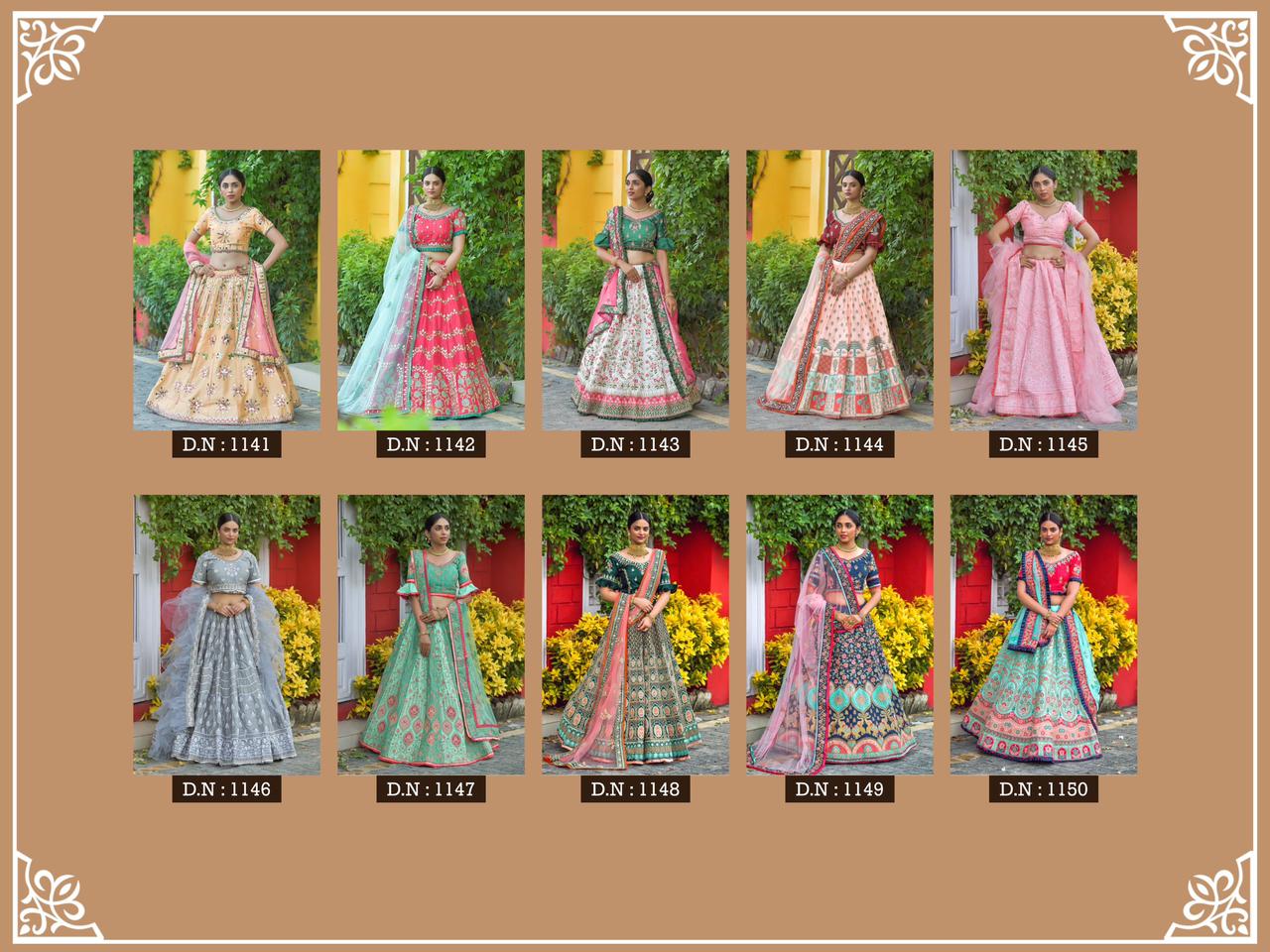 Arpi Peafowl Vol 77 Adda Silk Women Wear Bridal Lehangas Collection