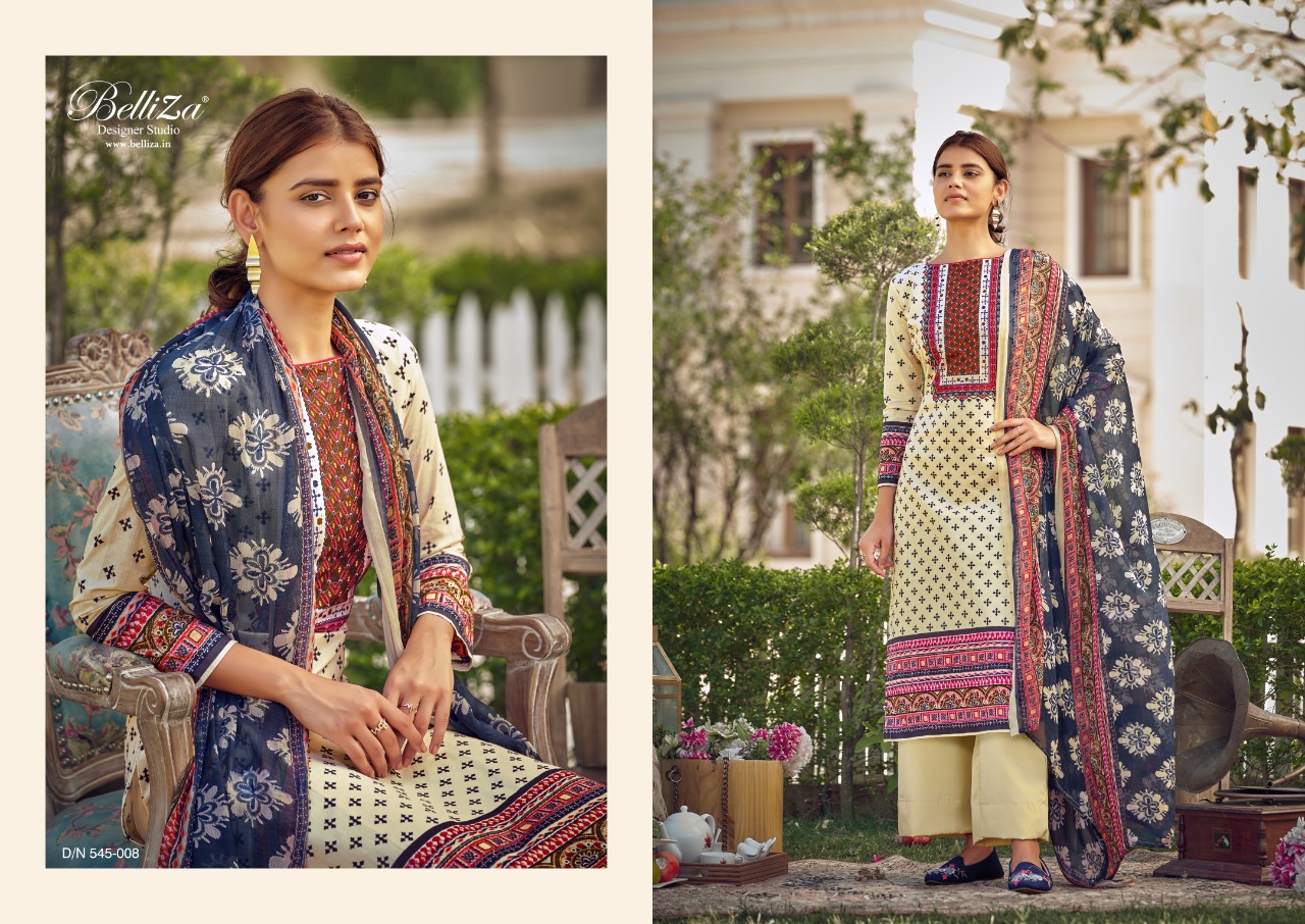 Belliza Melisa  Designer Dress Material Catalog