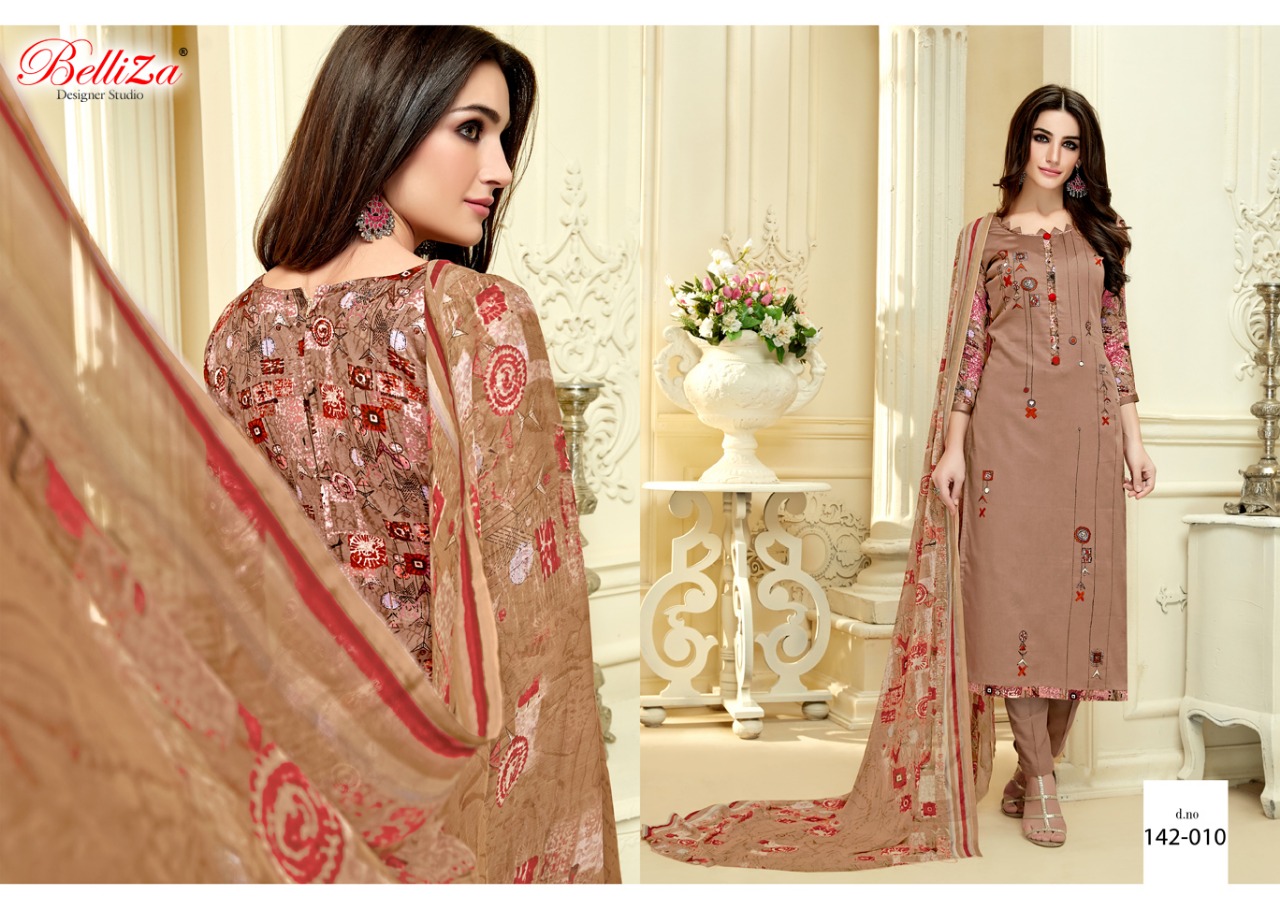 Belliza Shabana Dress Materials Wholesale Catalog