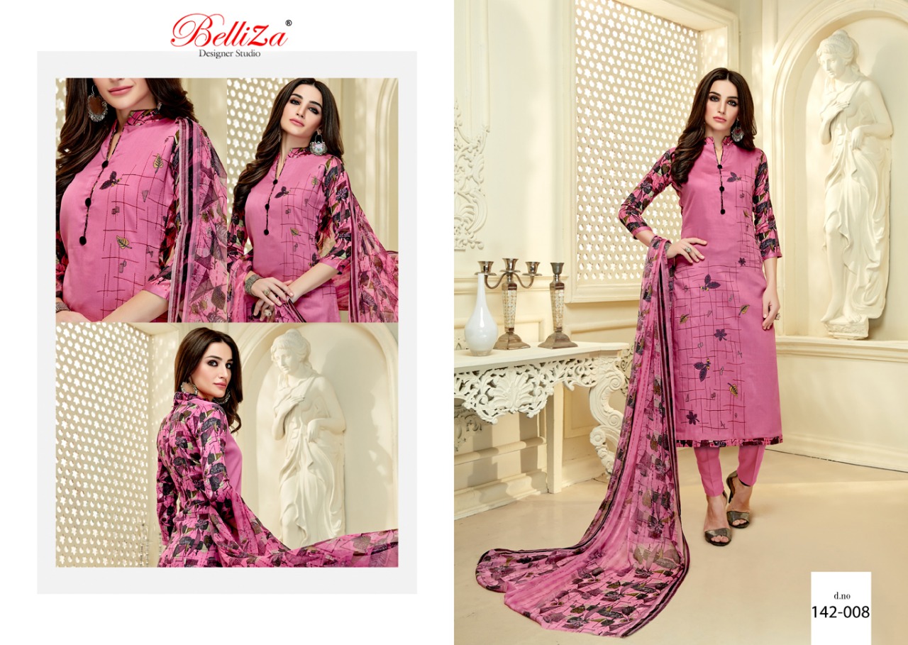 Belliza Shabana Dress Materials Wholesale Catalog