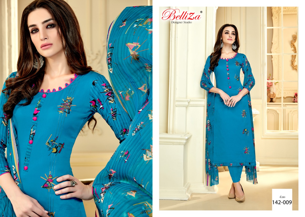 Belliza Shabana Dress Materials Wholesale Catalog
