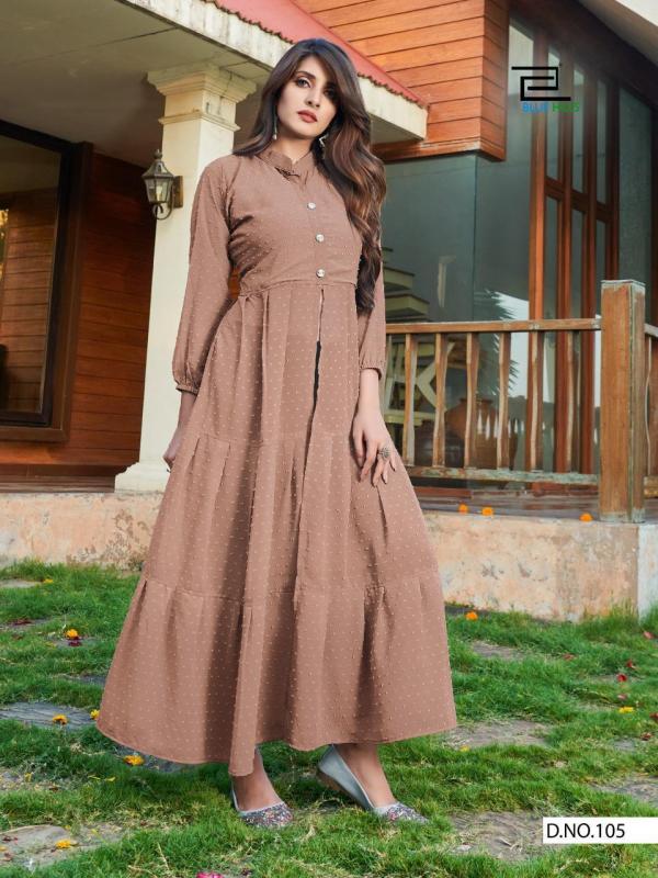 Blue Hills Amayra Georgette Designer  Fancy  Kurti Catalog