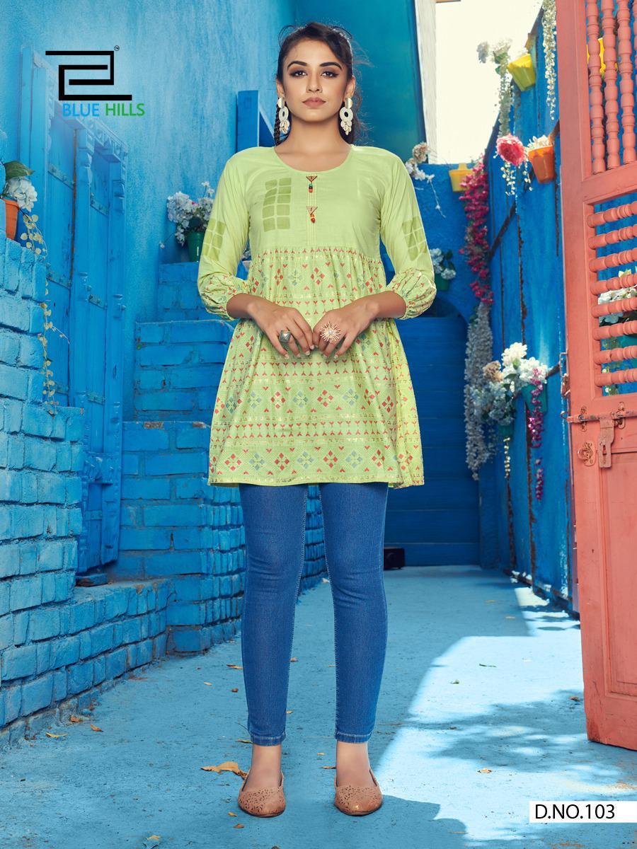 Blue Hills Modern India Vol  1 Western Top Catalog