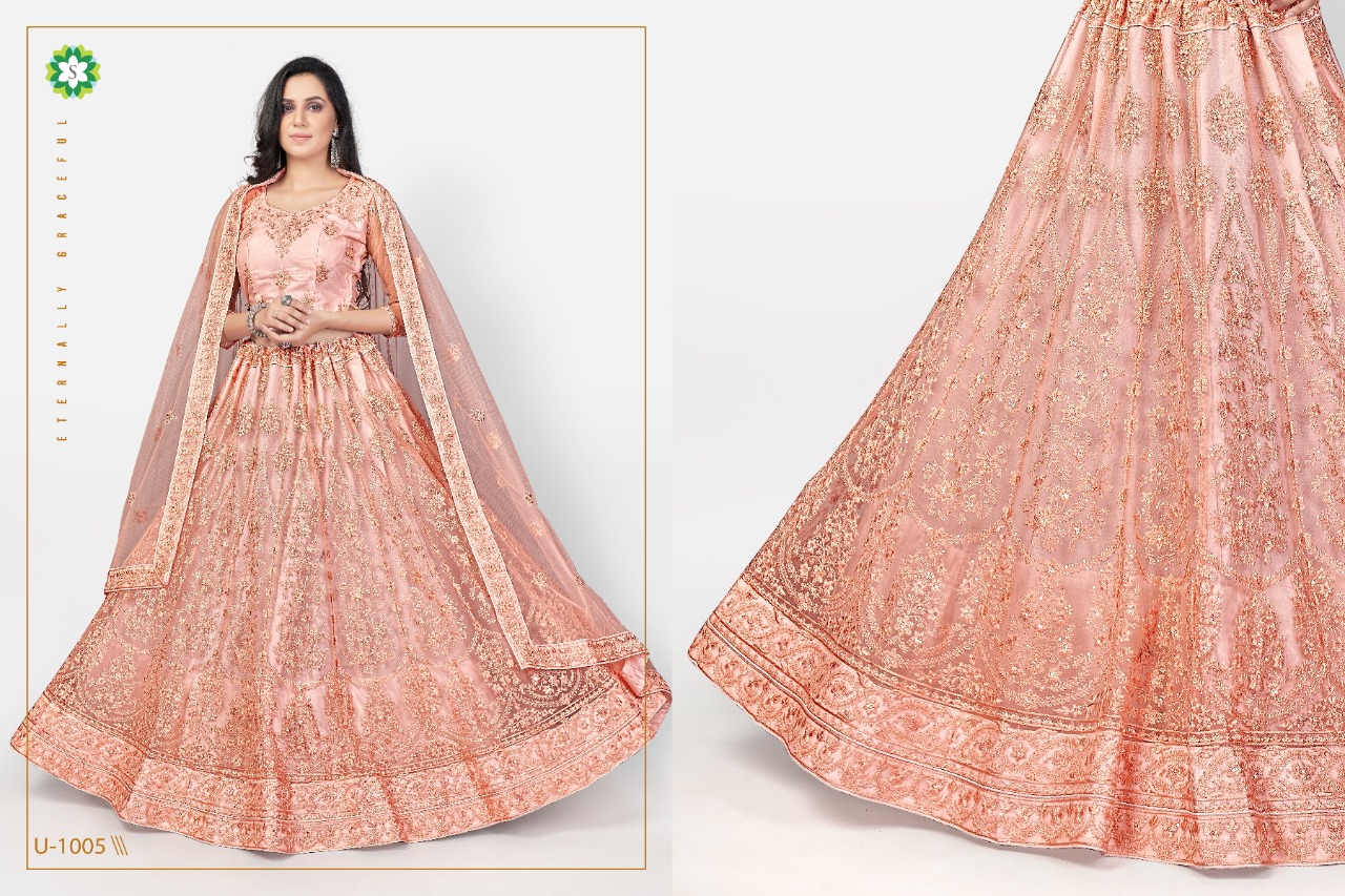 Dark Peach 1005 Lehenga Choli  Buy Latest Designer Lehenga Choli Online