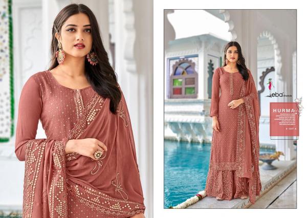 Eba Hurma Vol 35 Fancy Georgette Ethnic Wear Salwar Suits Catalog