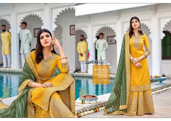 Eba Hurma Vol 35 Fancy Georgette Ethnic Wear Salwar Suits Catalog