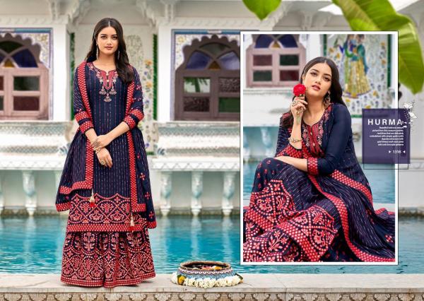Eba Hurma Vol 35 Fancy Georgette Ethnic Wear Salwar Suits Catalog