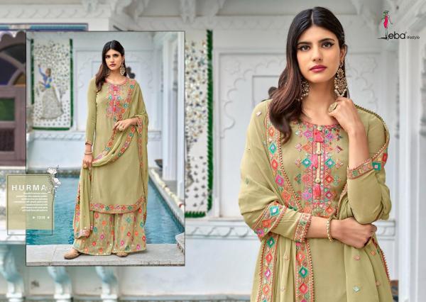 Eba Hurma Vol 35 Fancy Georgette Ethnic Wear Salwar Suits Catalog