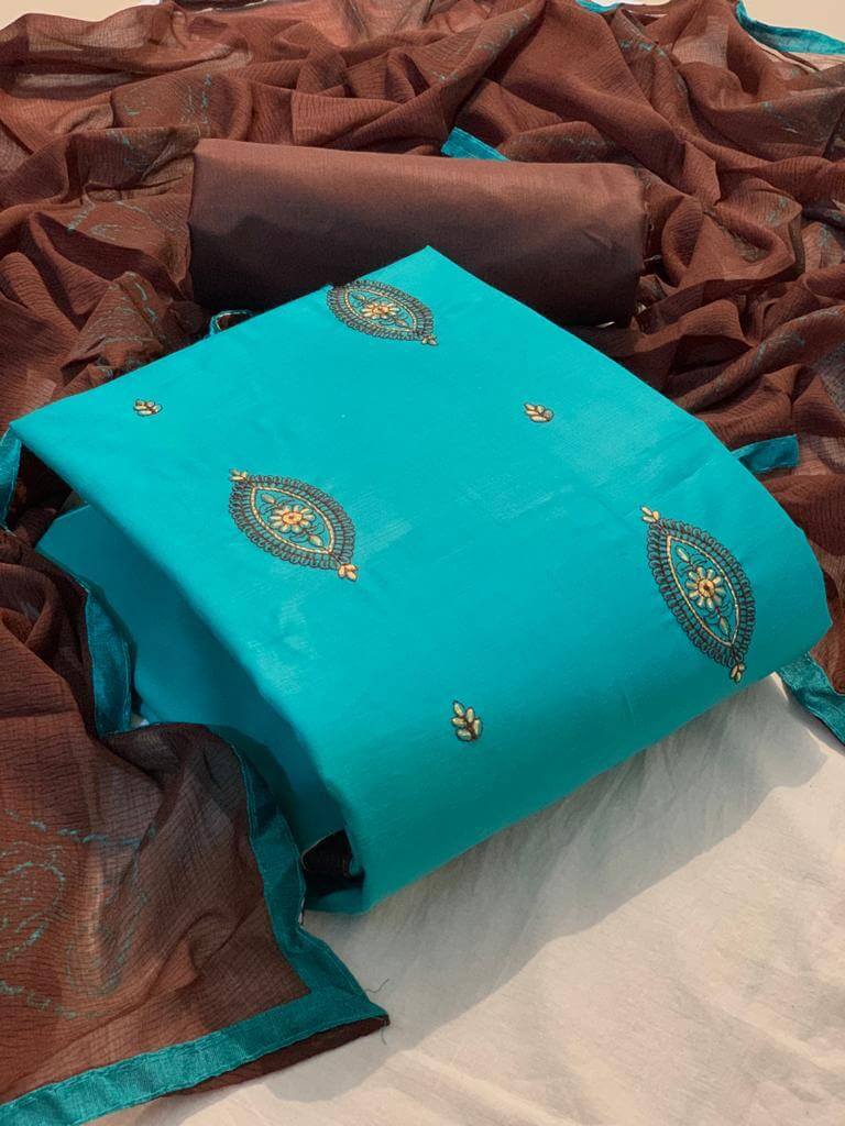 Fc  Mahbooba Vol  2 Cotton Fancy Embroidery Dress Materials Catalog