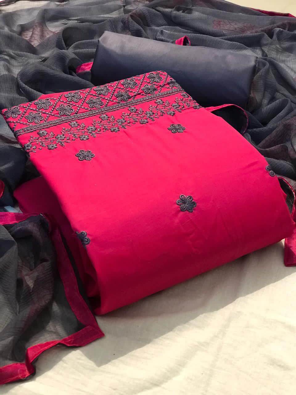 Fc  Mahbooba Vol  2 Cotton Fancy Embroidery Dress Materials Catalog