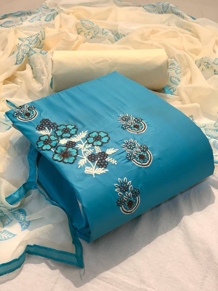 Fc  Mahbooba Vol  2 Cotton Fancy Embroidery Dress Materials Catalog