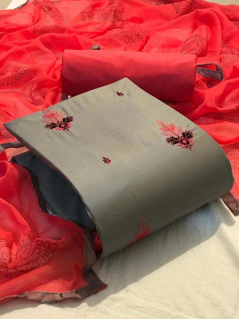 Fc  Mahbooba Vol  2 Cotton Fancy Embroidery Dress Materials Catalog