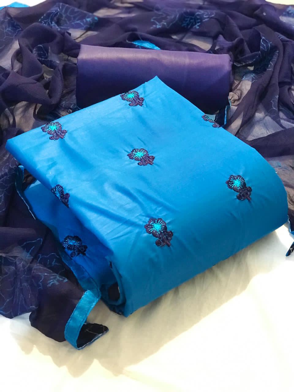 Fc  Mahbooba Vol  2 Cotton Fancy Embroidery Dress Materials Catalog