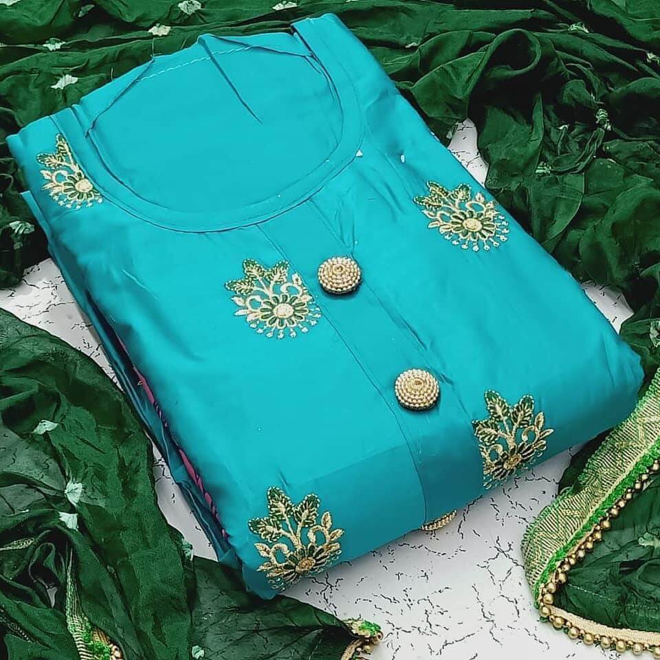 Fc Pc Cotton  Vol 2 Designer Embroidery Cotton Dress Materials Catalog