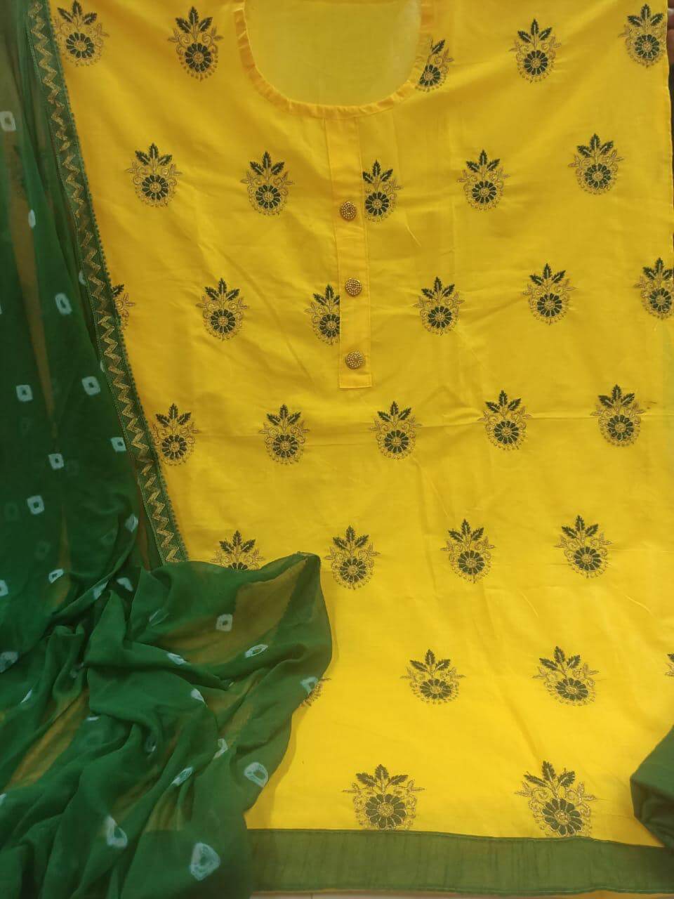 Fc Pc Cotton  Vol 2 Designer Embroidery Cotton Dress Materials Catalog