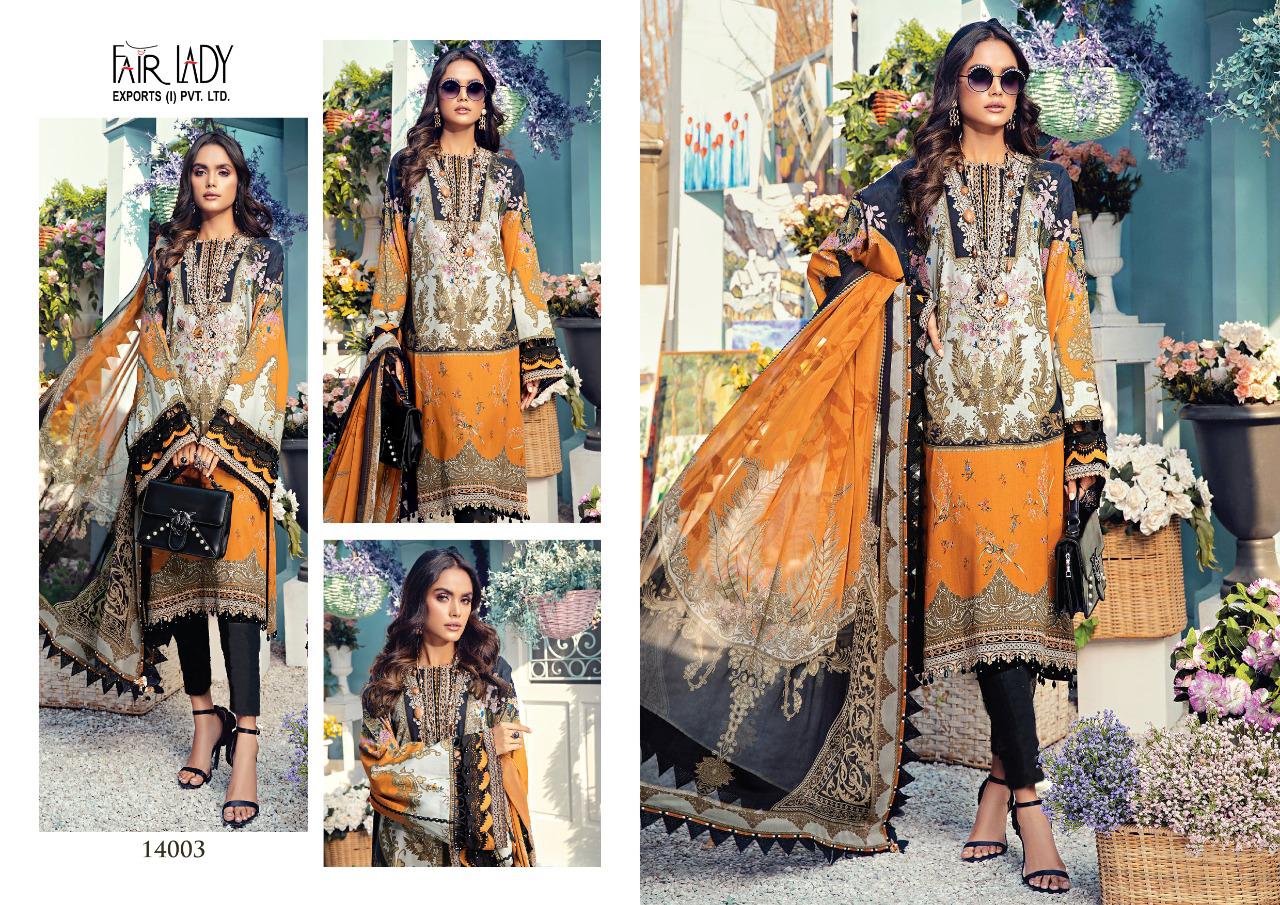 Fair Lady Anaya Digital Printed Pure Lawn Pakistani Embroidered Salwar Suits Catalog