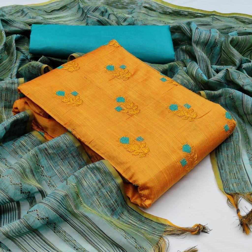 Fc  Banarasi Cotton  Vol  1 Designer Dress Materials  Catalog