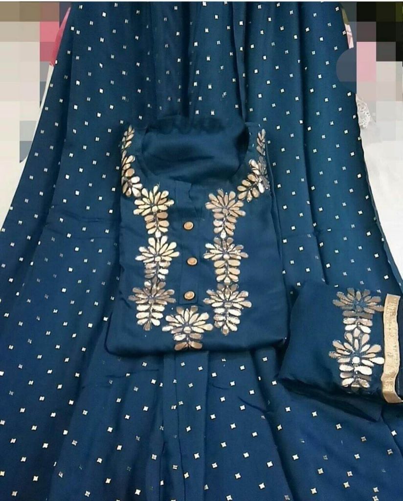 Fc Gota Work Vol 1 Rayon Fancy Gota Readymade Kurti Catalog