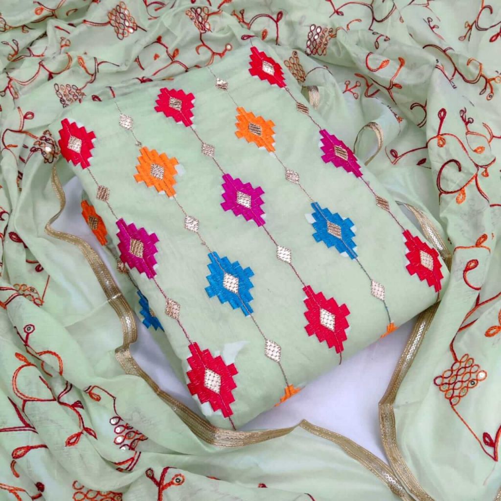 Fc Sequence Vol 5 Fancy Embroidery Dress Materials Catalog
