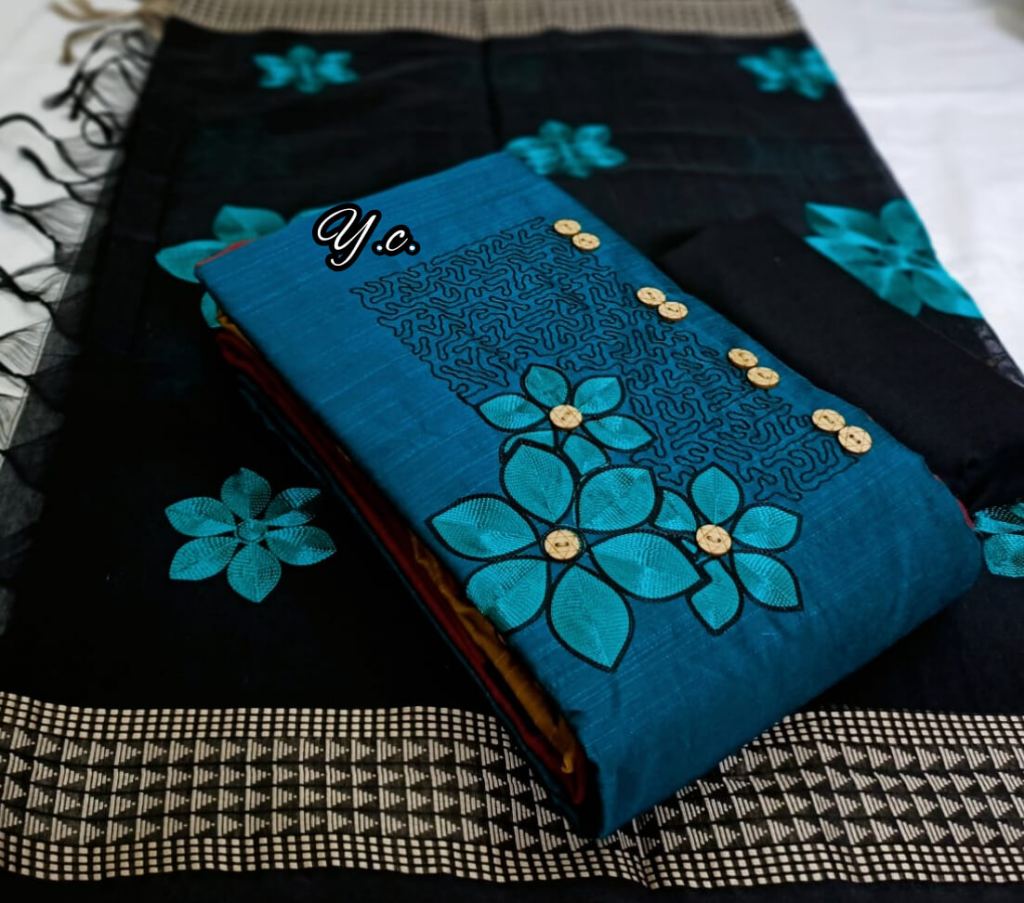 Fc Slub Silk Vol 1 Designer South Silk Dress Materials  Catalog