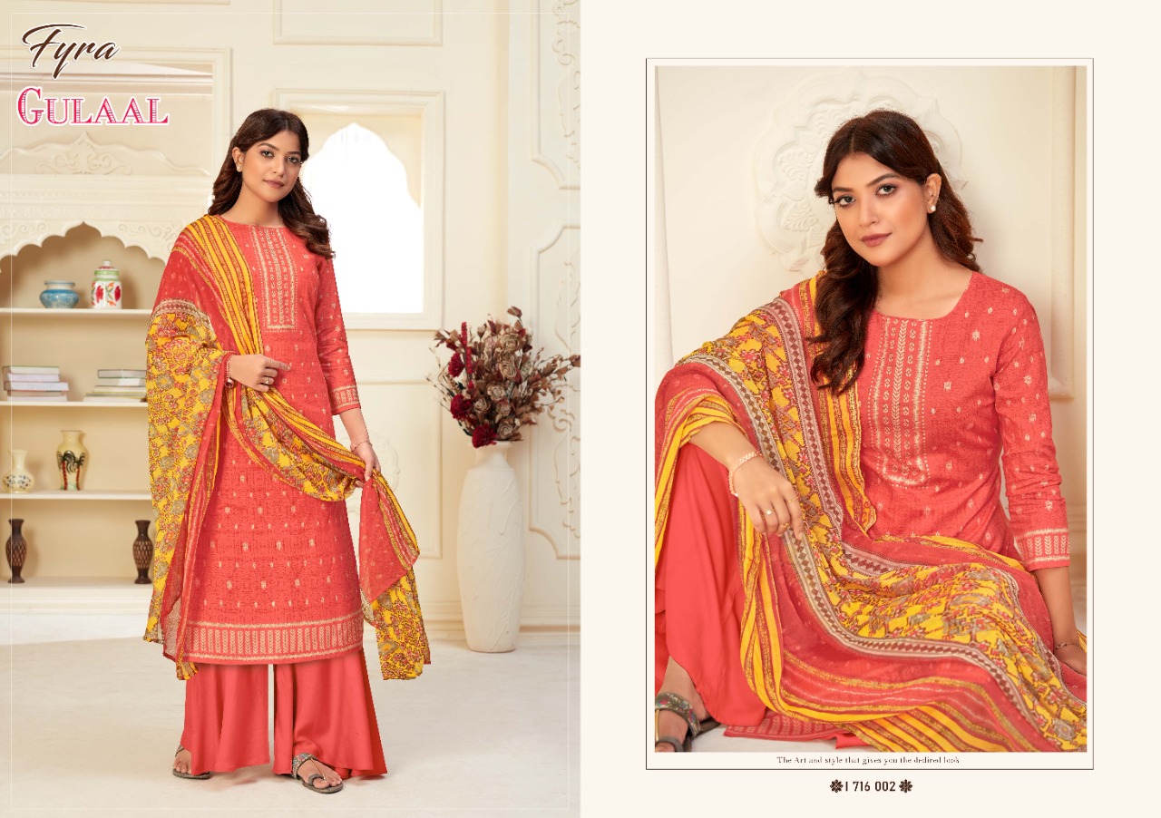 Fyra Gulaal Designing Printed Salwar Kameez  Catalog