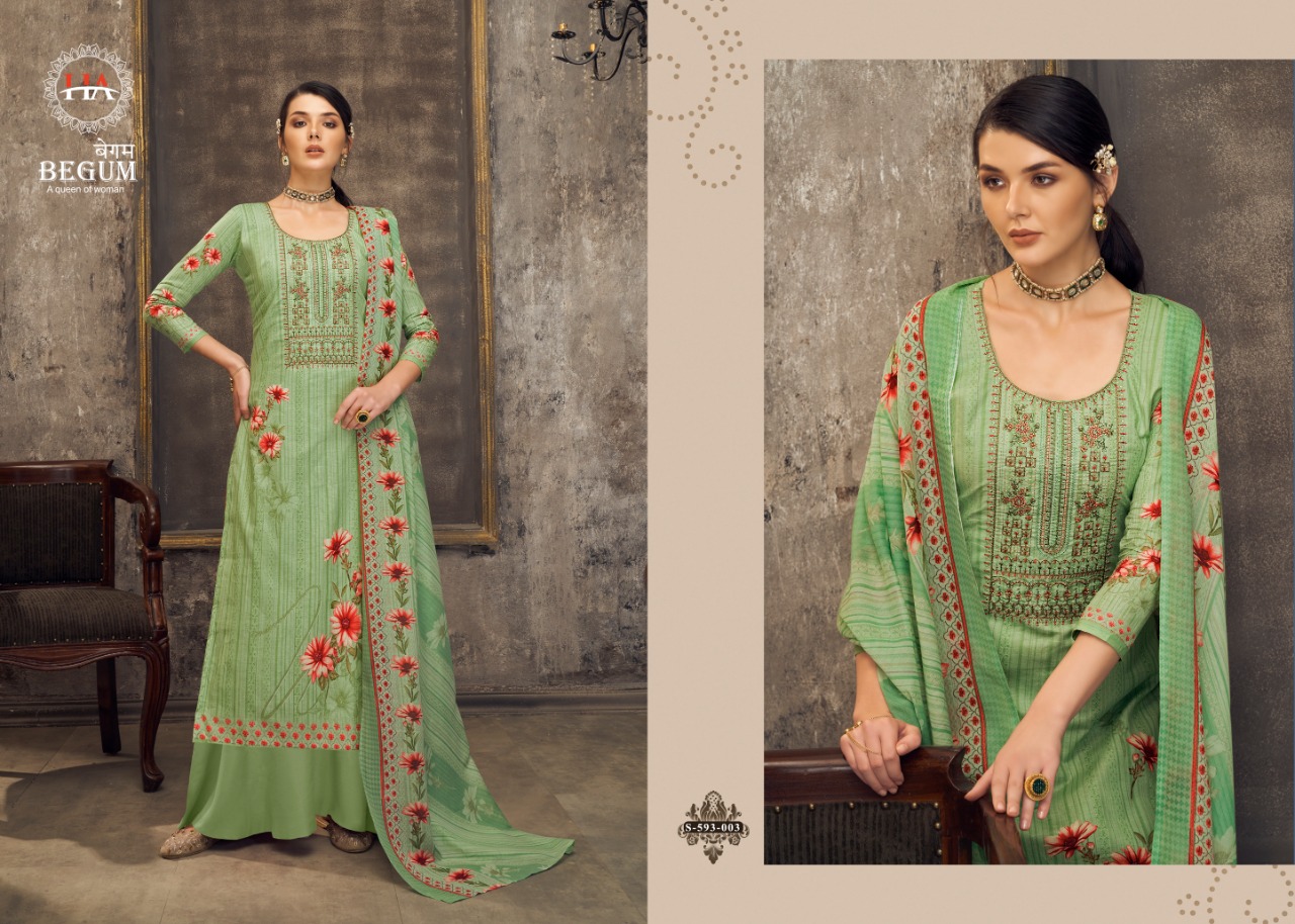 Harshit Begum Designer Cotton Digital Printed Salwar Suits Catlaog