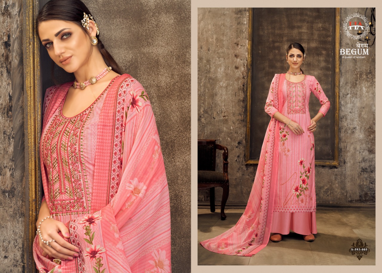 Harshit Begum Designer Cotton Digital Printed Salwar Suits Catlaog