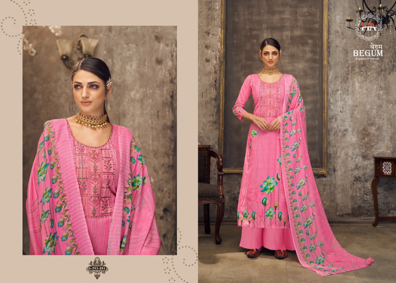 Harshit Begum Designer Cotton Digital Printed Salwar Suits Catlaog