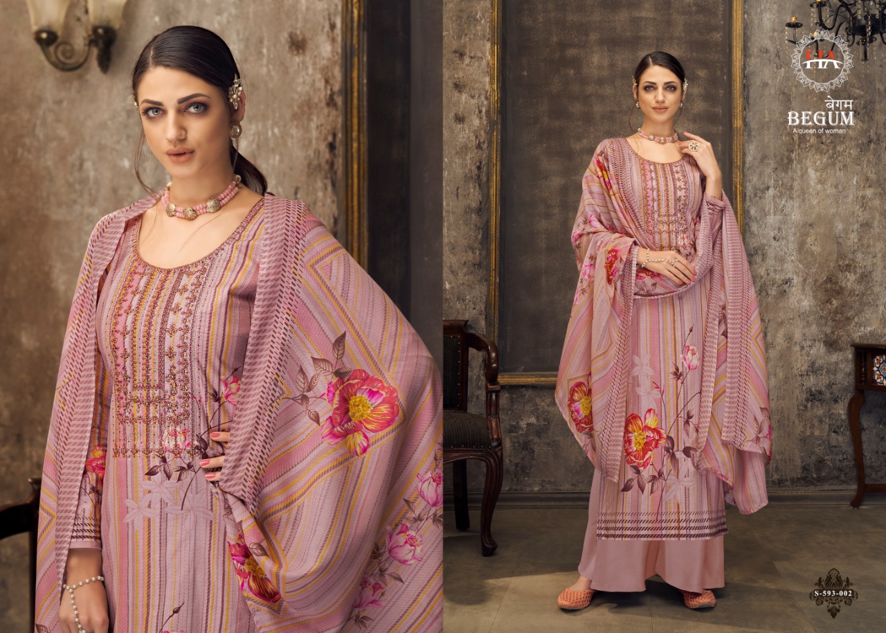 Harshit Begum Designer Cotton Digital Printed Salwar Suits Catlaog