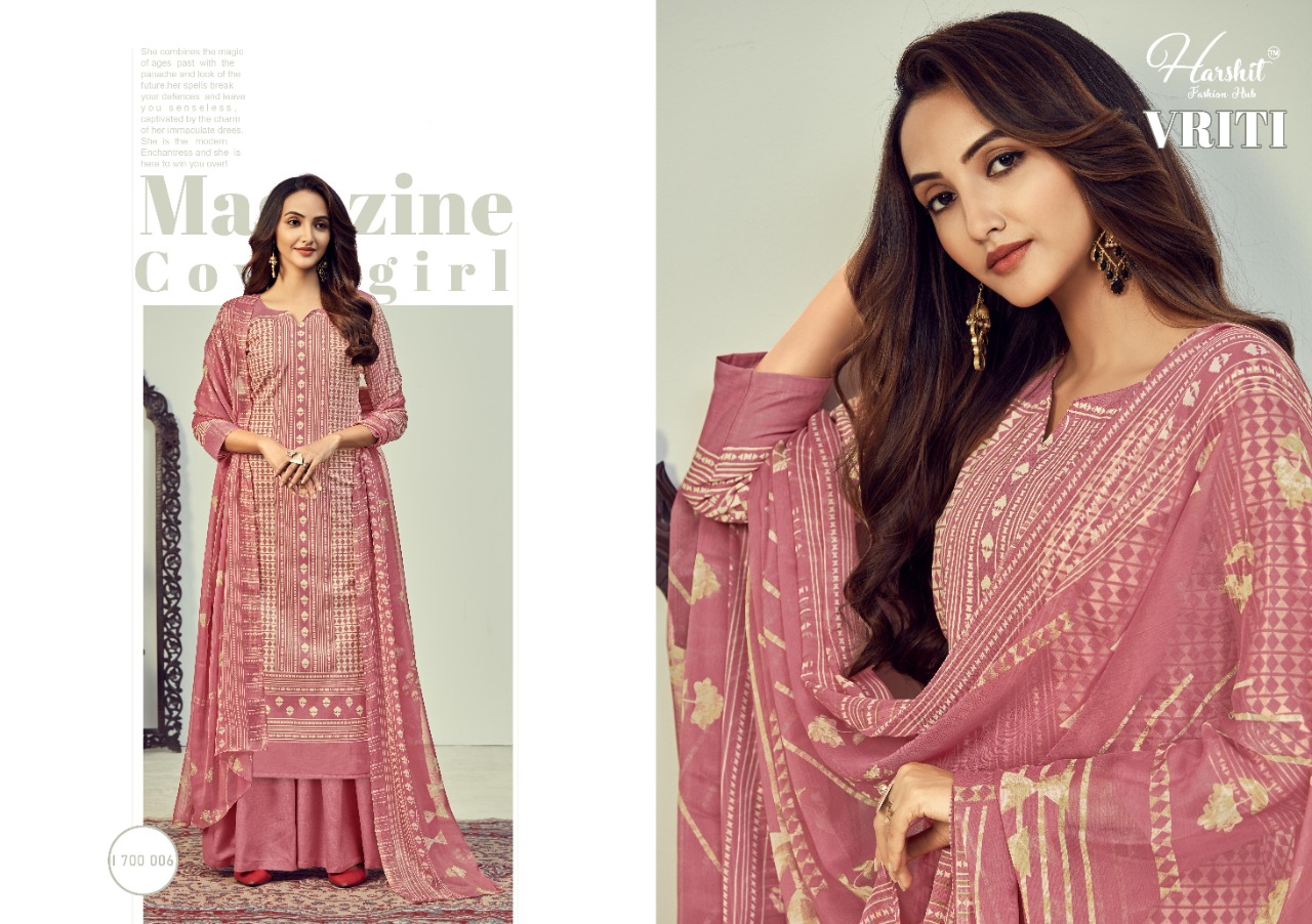 Harshit Vriti Designer Dress Material  Catalog