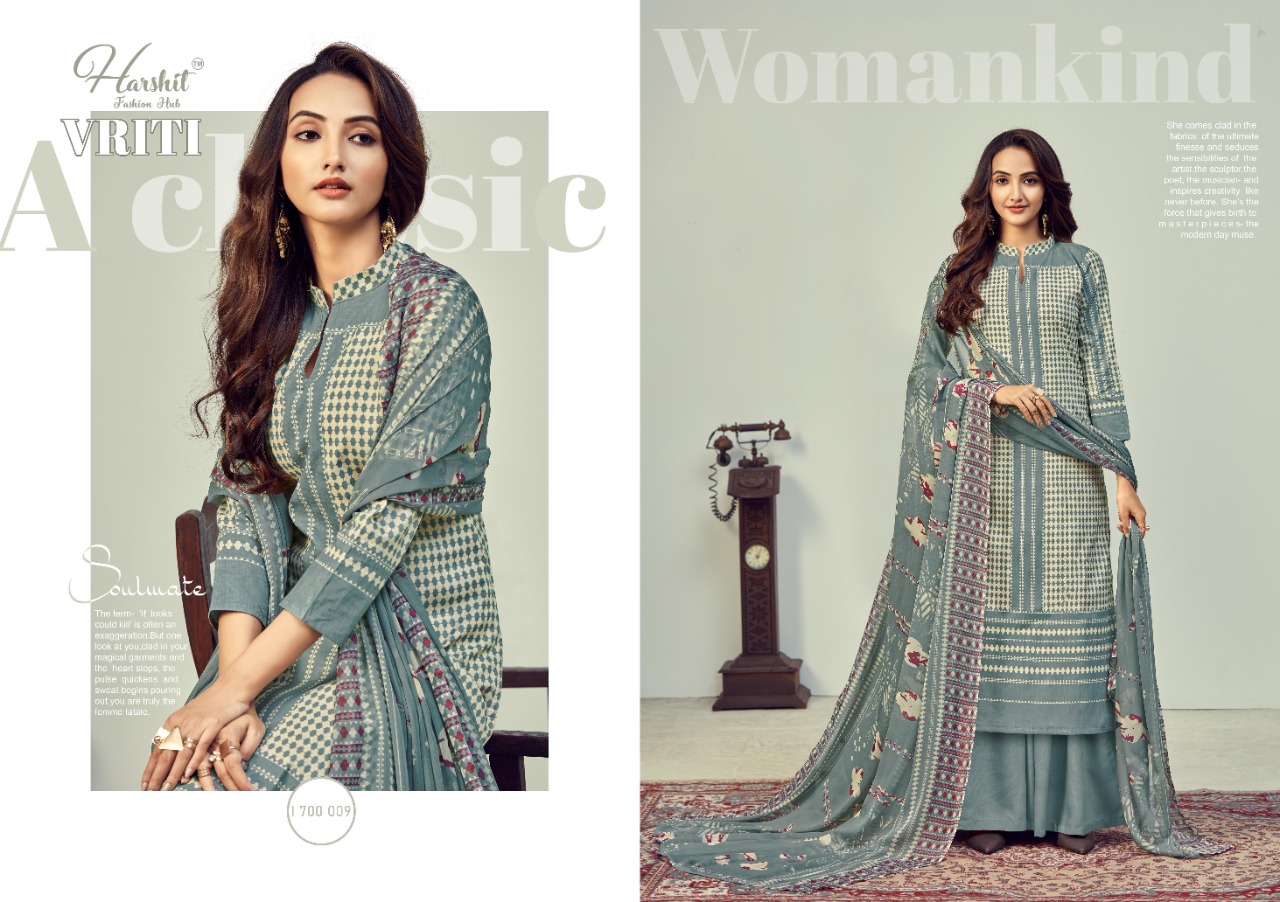 Harshit Vriti Designer Dress Material  Catalog