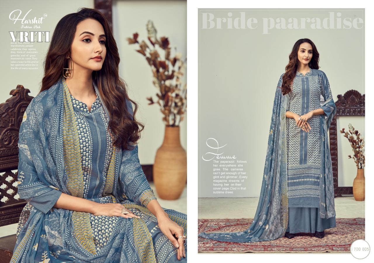 Harshit Vriti Designer Dress Material  Catalog