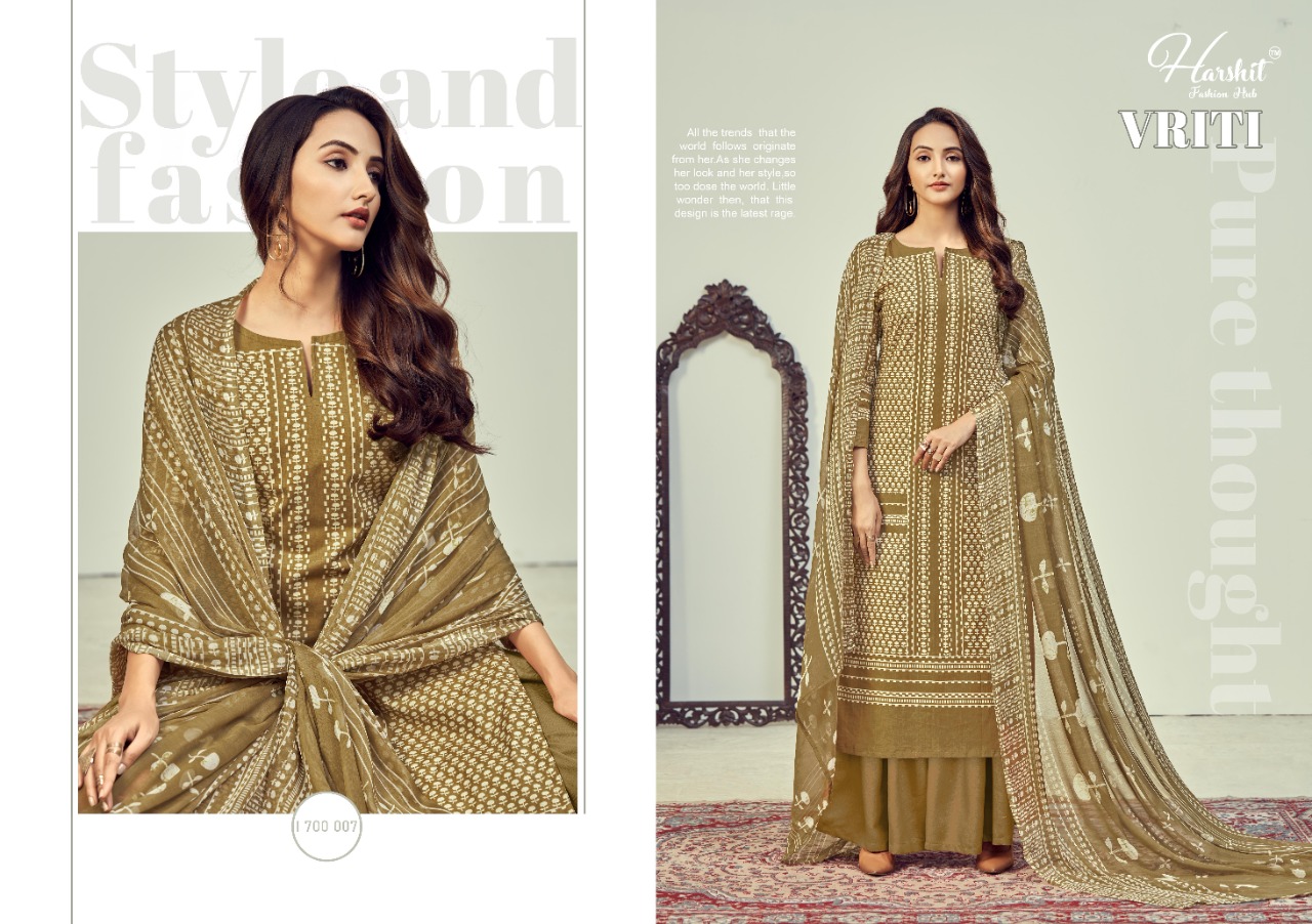 Harshit Vriti Designer Dress Material  Catalog