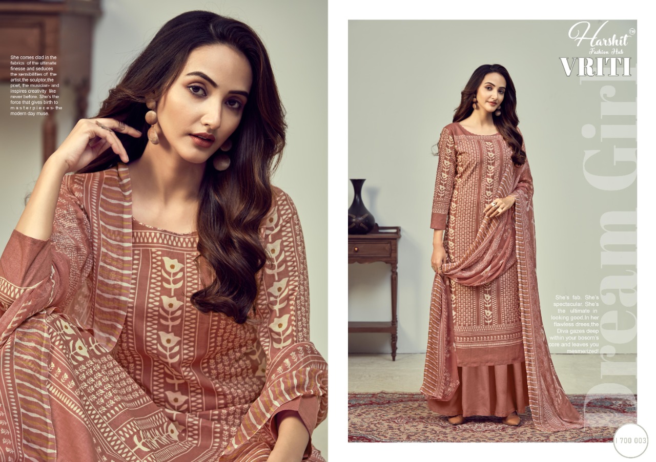 Harshit Vriti Designer Dress Material  Catalog
