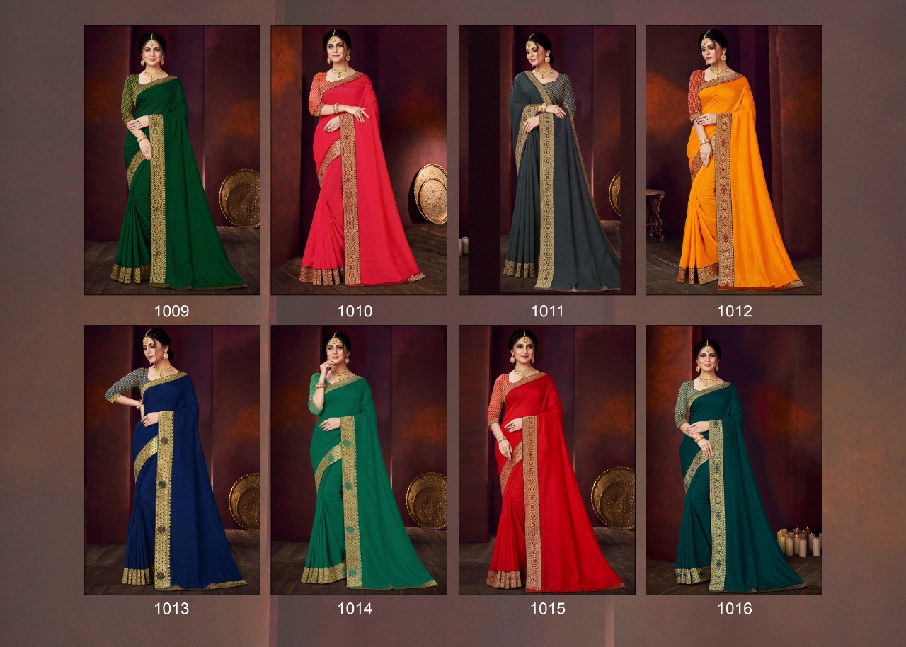 Ranjna Crispy Fancy Border Blouse Beautiful Saree Collection