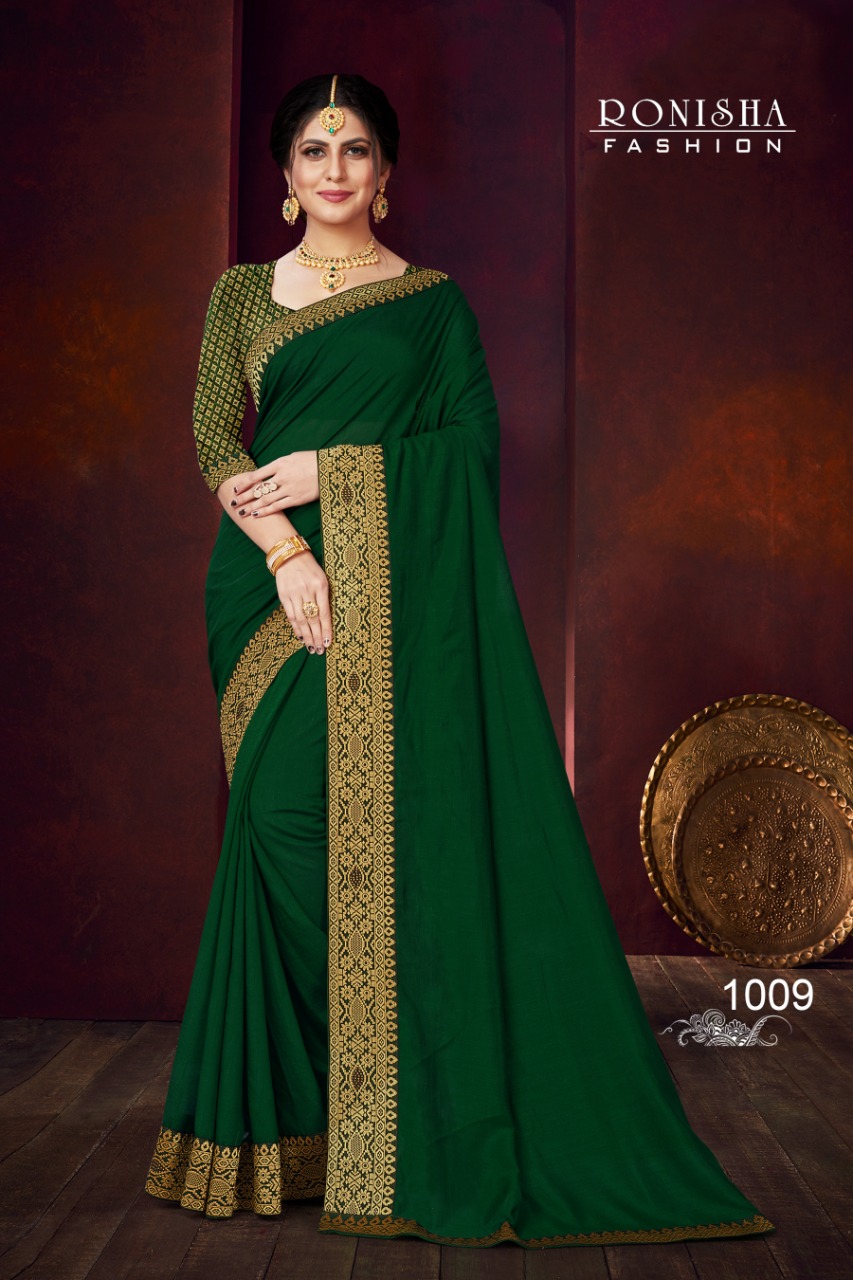 Ranjna Crispy Fancy Border Blouse Beautiful Saree Collection