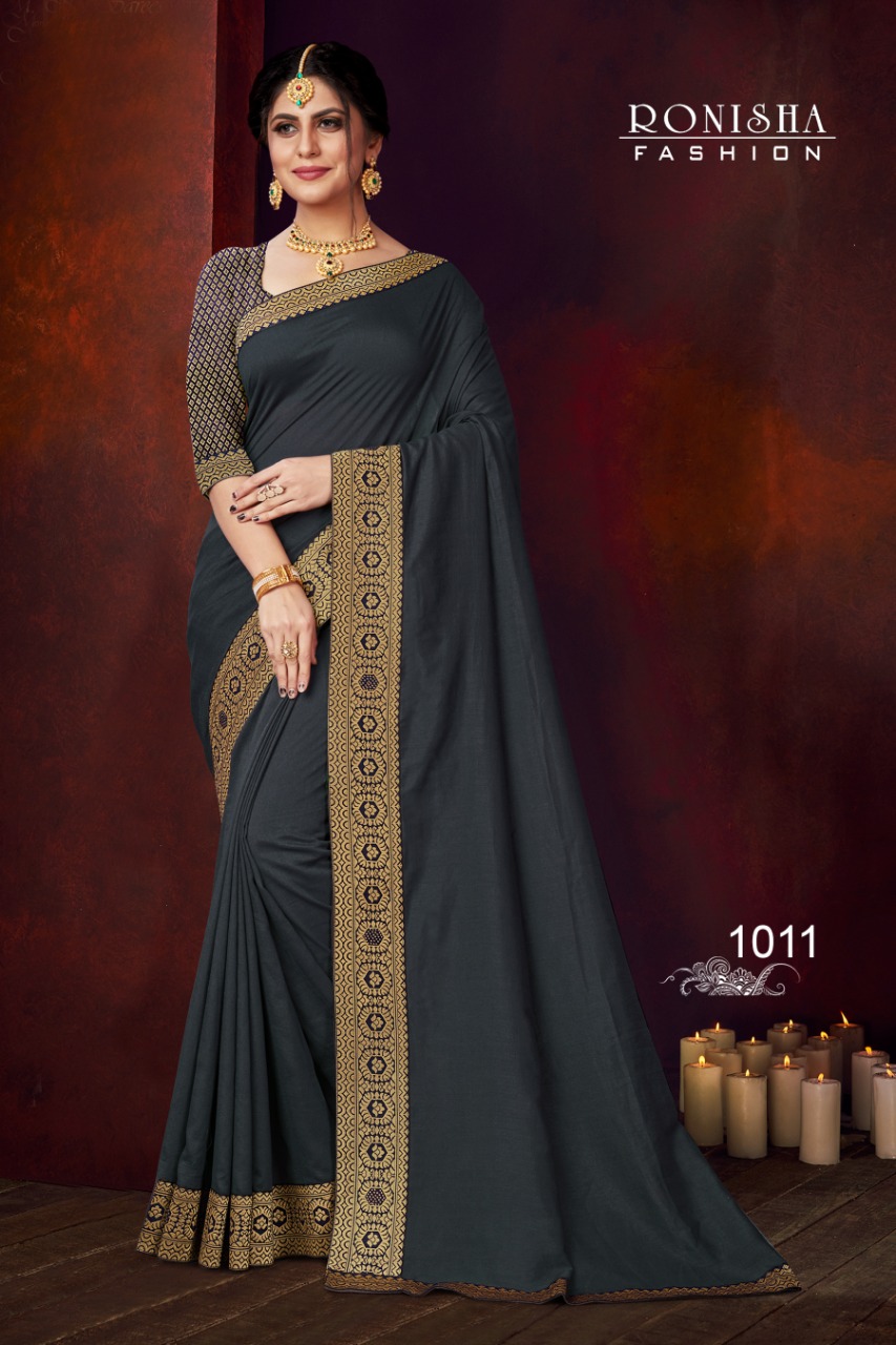 Ranjna Crispy Fancy Border Blouse Beautiful Saree Collection