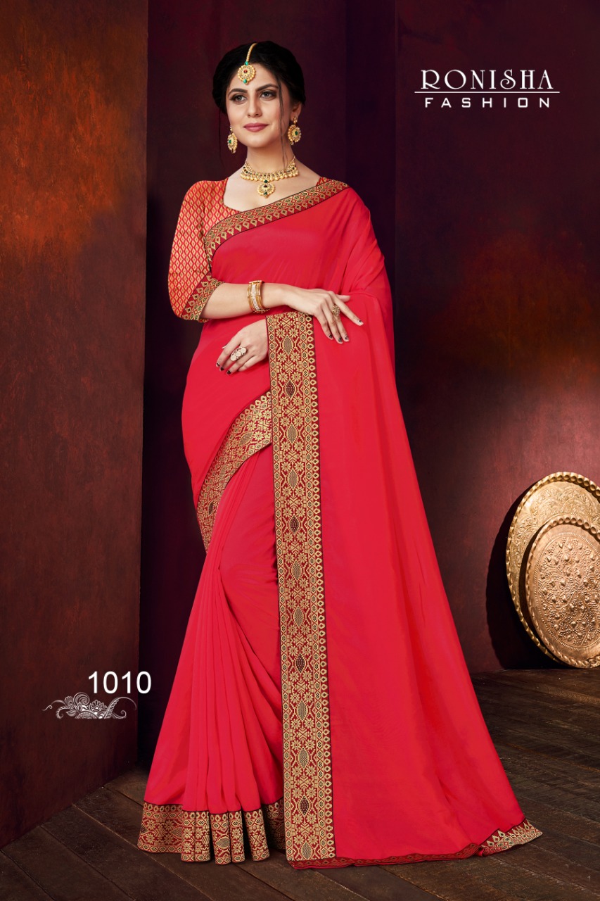 Ranjna Crispy Fancy Border Blouse Beautiful Saree Collection