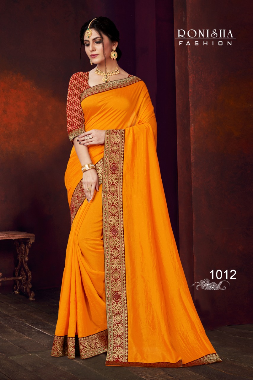 Ranjna Crispy Fancy Border Blouse Beautiful Saree Collection