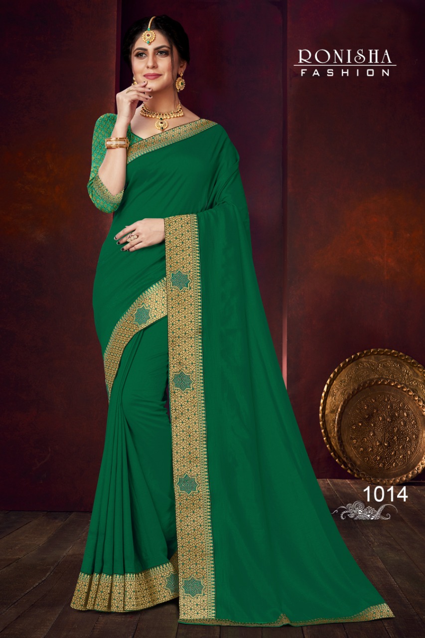 Ranjna Crispy Fancy Border Blouse Beautiful Saree Collection