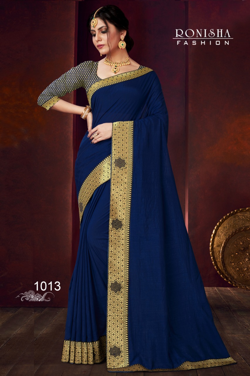 Ranjna Crispy Fancy Border Blouse Beautiful Saree Collection
