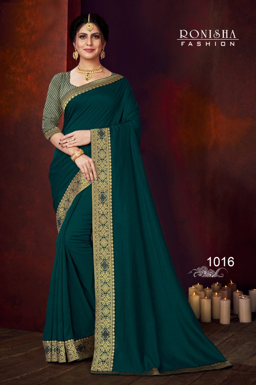Ranjna Crispy Fancy Border Blouse Beautiful Saree Collection
