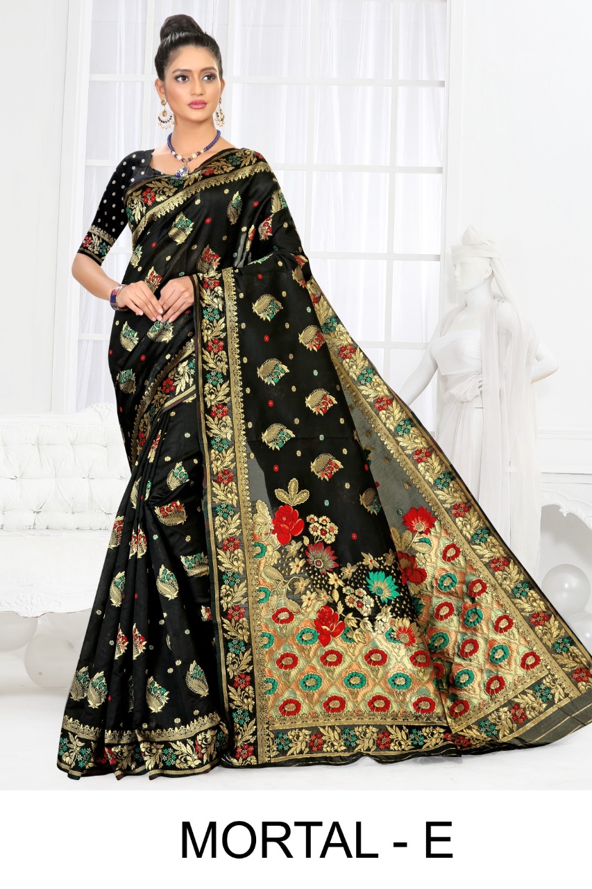 Ranjna Mortal Casual Wear Silk Saree  Amazing Collection