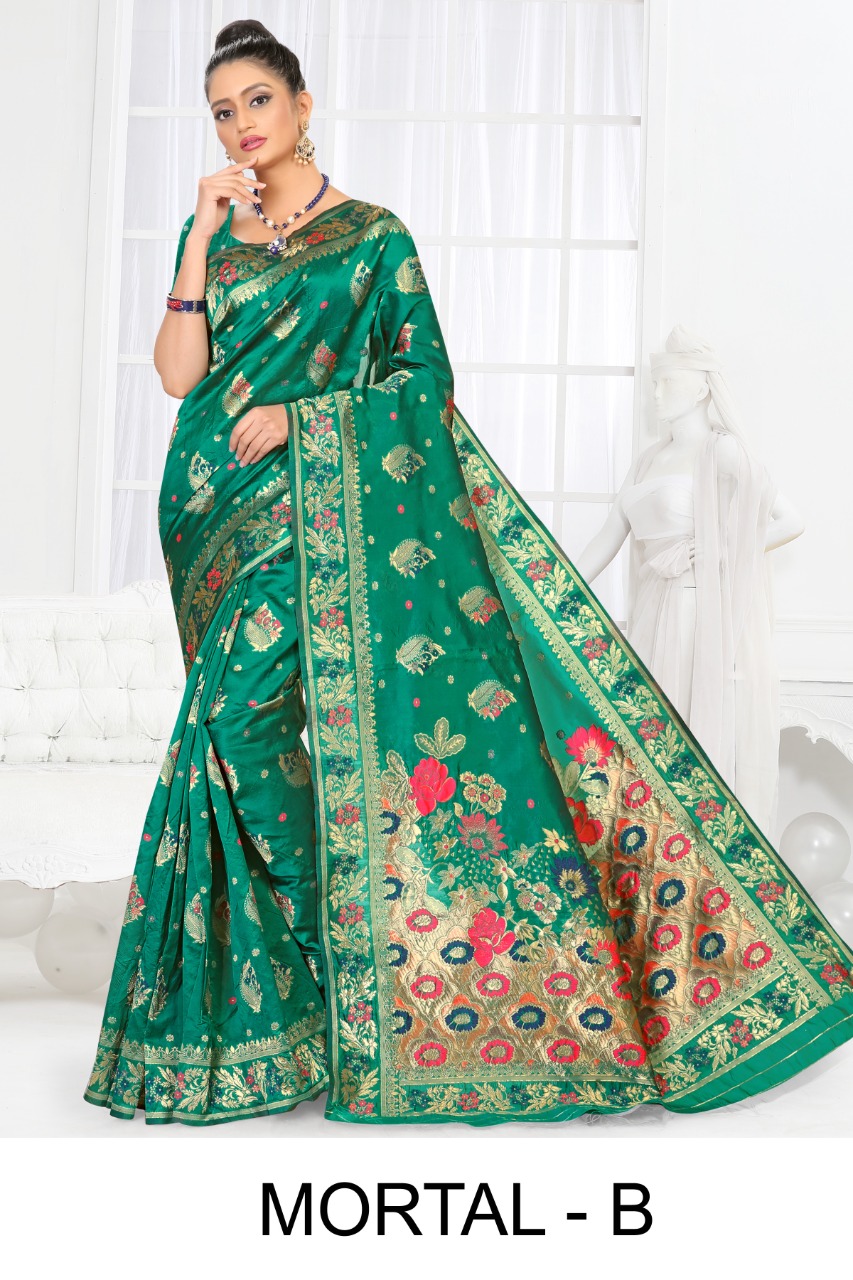 Ranjna Mortal Casual Wear Silk Saree  Amazing Collection
