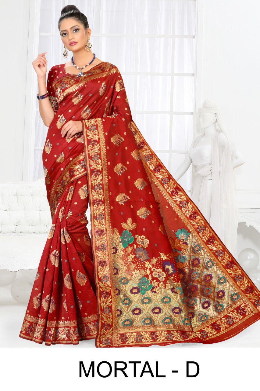 Ranjna Mortal Casual Wear Silk Saree  Amazing Collection