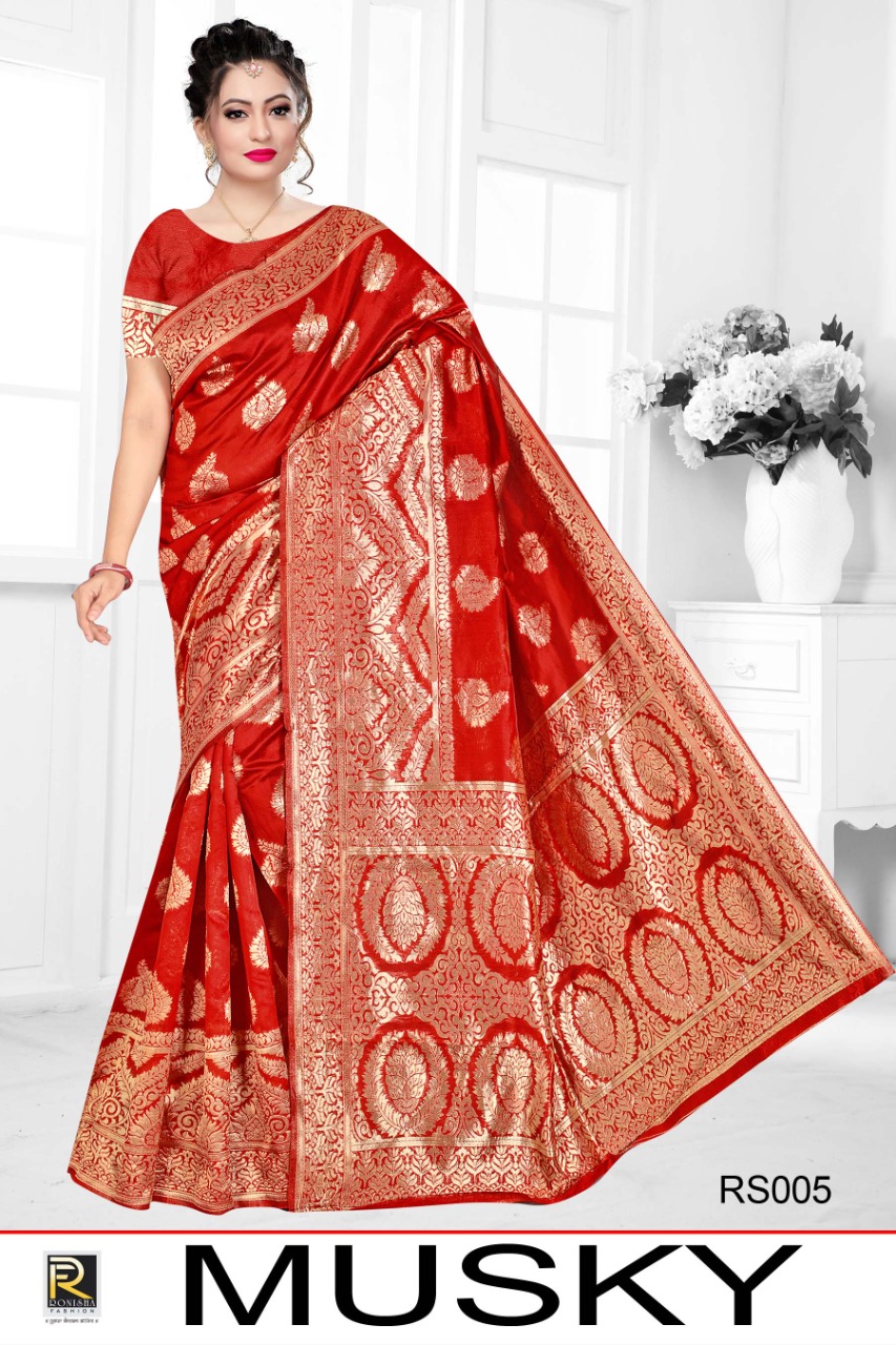 Ranjna Musky Ethnik Wear Silk Saree Collection Online Wholesale