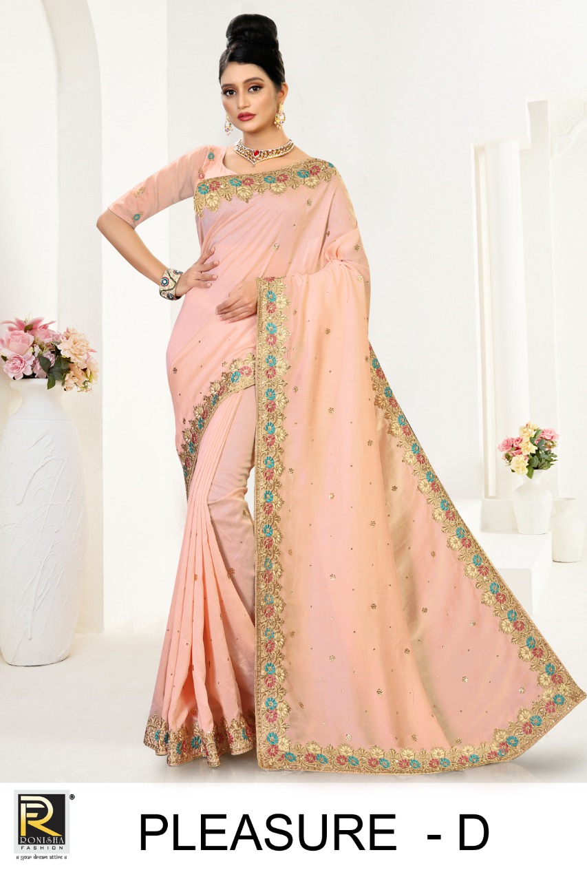 Ranjna Pleasure Fastive Wear Designer Saree Collection