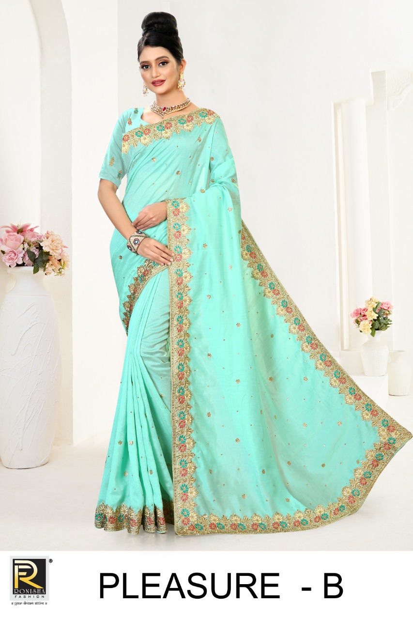 Ranjna Pleasure Fastive Wear Designer Saree Collection